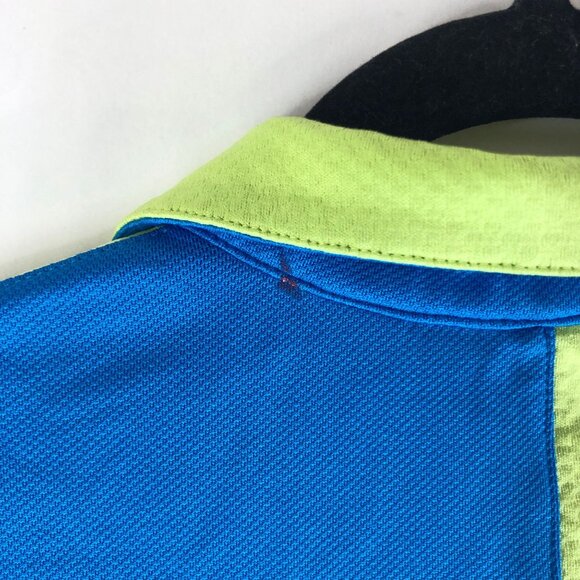 Puma Sportlifestyle Long Sleeve 1/4 Zip Pullover Golf Jacket Blue Green Size M - Picture 3 of 5